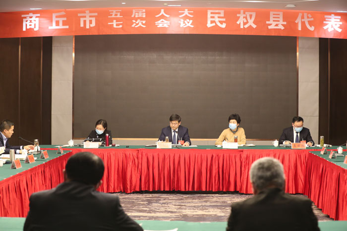 民權(quán)縣代表團(tuán)認(rèn)真審議討論市政府工作報(bào)告等報(bào)告