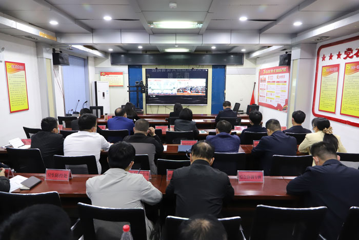 我縣組織收聽(tīng)收看全市疫情防控工作視頻調(diào)度會(huì)