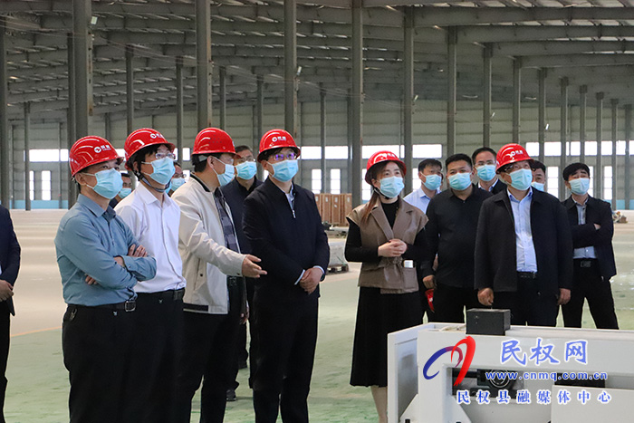 縣委書記張團結(jié)調(diào)研工業(yè)重點項目建設情況