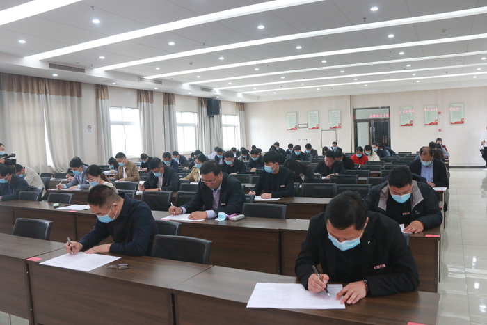 民權(quán)縣紀委監(jiān)委“一月一考”舉行第四次知識測試