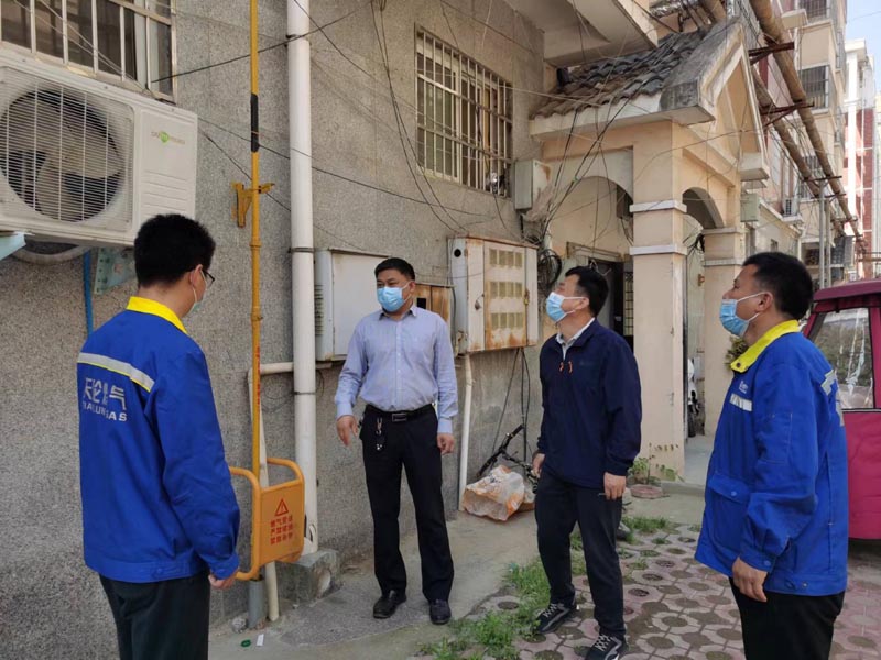 縣住建局“五一”期間開展城鎮(zhèn)燃氣安全檢查