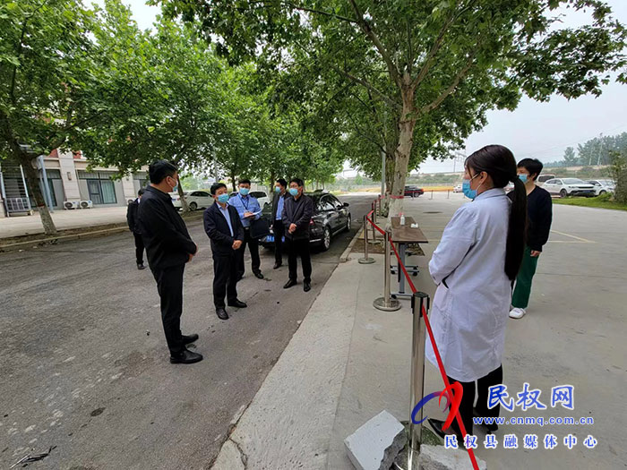 縣委常委、政法委書記陳鴻志督導(dǎo)集中隔離場所疫情防控工作