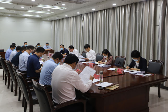 縣委書記張團結主持召開中共民權縣第十三屆委員會常務委員會第26次會議