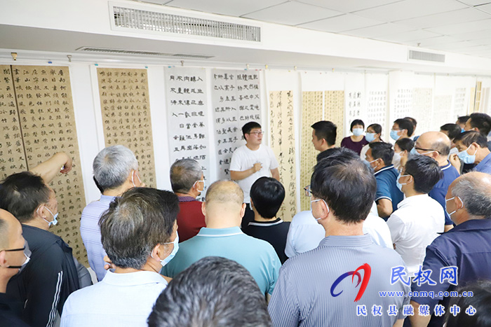 民權(quán)縣第三屆臨帖書法作品點評現(xiàn)場會舉行