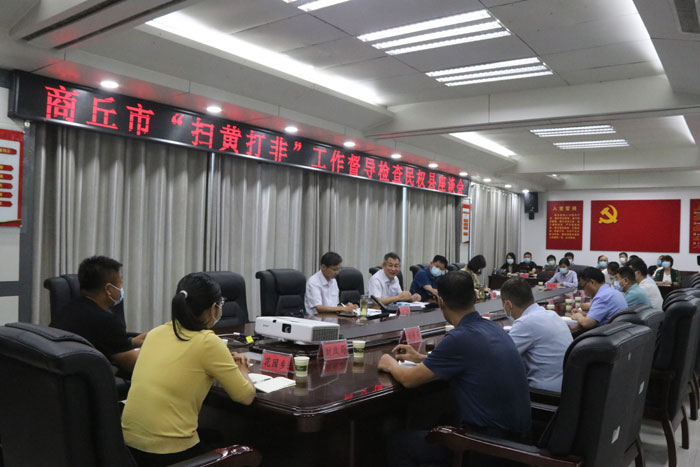 市“掃黃打非”工作督導(dǎo)檢查組蒞民