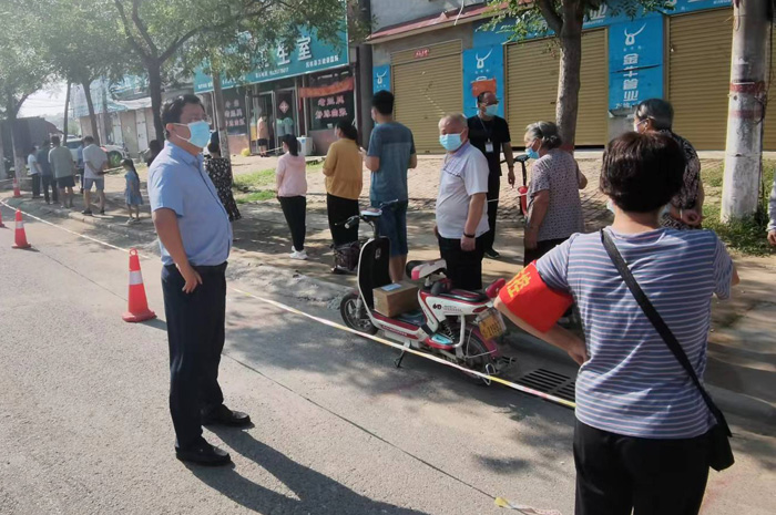 縣領(lǐng)導(dǎo)李君調(diào)研督導(dǎo)疫情防控、信訪維穩(wěn)、土地流出和全民核酸檢測工作