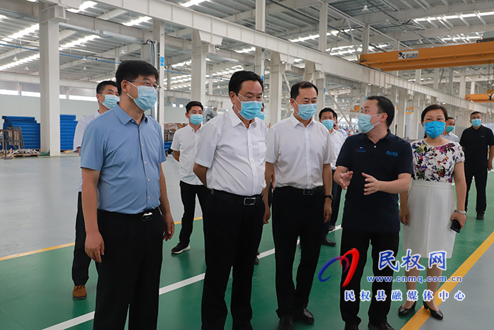 市人大常委會(huì)副主任姬脈常、劉彥華一行到民開(kāi)展“助企日”活動(dòng)