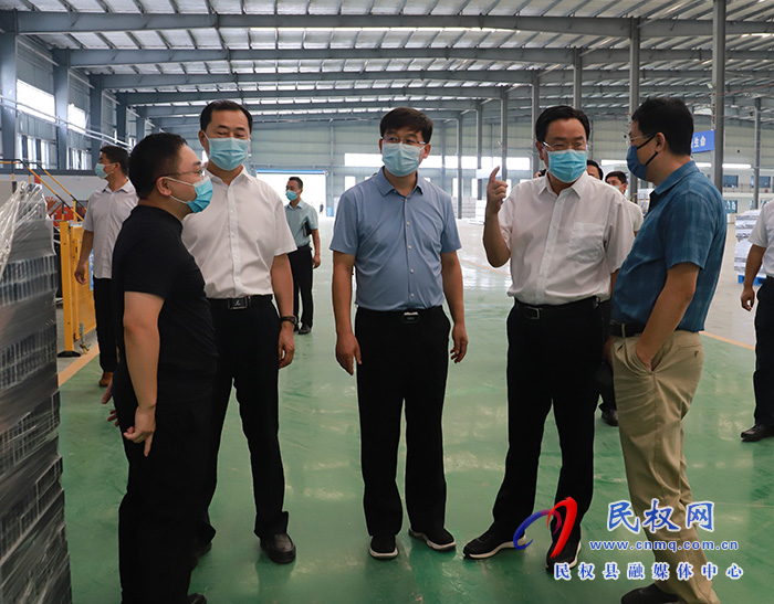 市人大常委會(huì)副主任姬脈常、劉彥華一行到民開(kāi)展“助企日”活動(dòng)