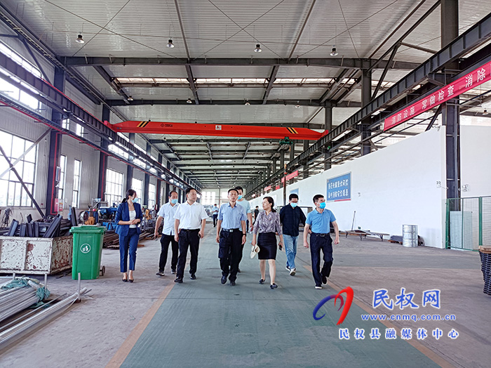 省“三個一批”項(xiàng)目建設(shè)督查組蒞民督導(dǎo)項(xiàng)目建設(shè)工作