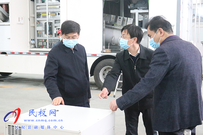 市人大常委會(huì)副主任、縣委書記張團(tuán)結(jié)調(diào)研復(fù)工復(fù)產(chǎn)、安全生產(chǎn)工作