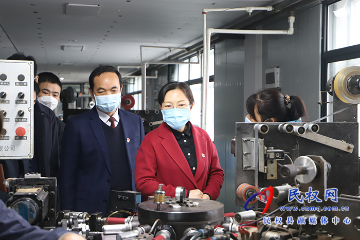縣委副書記、縣長王靜嫻調(diào)研本土企業(yè)發(fā)展情況
