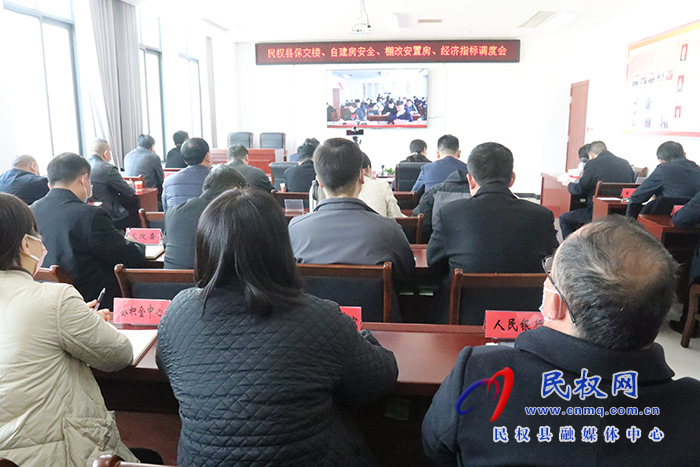 民權(quán)縣保交樓、自建房安全、棚改安置房及經(jīng)濟(jì)指標(biāo)調(diào)度會(huì)議召開