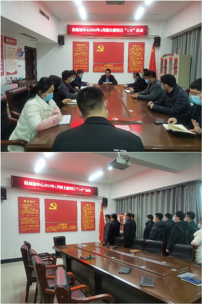 縣規(guī)劃編研中心機關黨支部開展1月份主題黨日“1+N”活動
