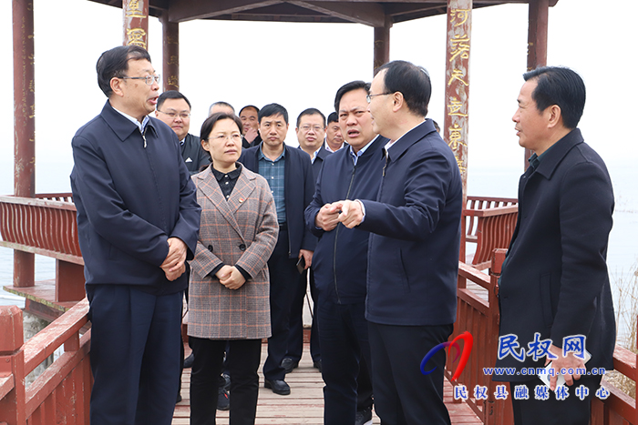 黃河水利委員會河南黃河河務局一級巡視員姚自京一行蒞民調(diào)研水利工程、黃河故道工作