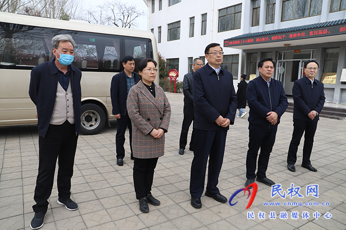 黃河水利委員會河南黃河河務局一級巡視員姚自京一行蒞民調(diào)研水利工程、黃河故道工作