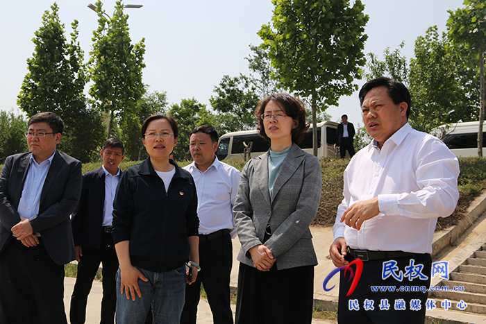 市委副書記、政法委書記呂娜到民開展巡河（湖）并調(diào)研農(nóng)村文化產(chǎn)業(yè)發(fā)展工作