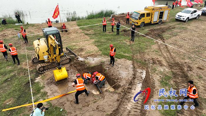 使命2023民權(quán)縣防汛抗洪應急綜合演練舉行