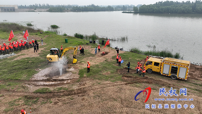 使命2023民權(quán)縣防汛抗洪應急綜合演練舉行