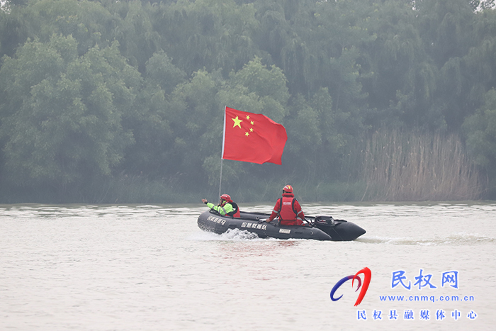 使命2023民權(quán)縣防汛抗洪應急綜合演練舉行