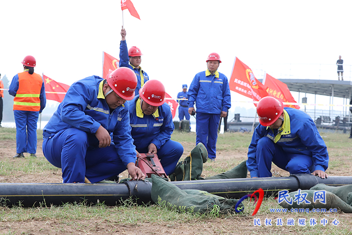 使命2023民權(quán)縣防汛抗洪應急綜合演練舉行