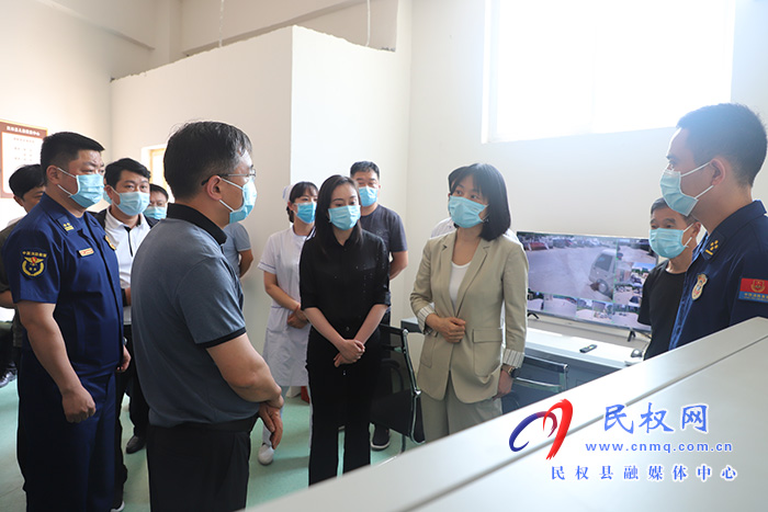 副市長王愛林到民檢查衛(wèi)生健康系統(tǒng)安全生產(chǎn)工作