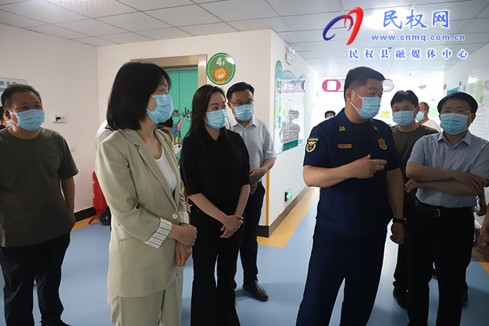 副市長王愛林到民檢查衛(wèi)生健康系統(tǒng)安全生產(chǎn)工作