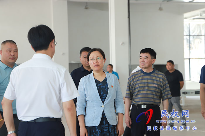 縣委書記王靜嫻調(diào)研重點項目建設(shè)情況
