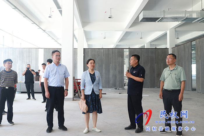 縣委書記王靜嫻調(diào)研重點項目建設(shè)情況