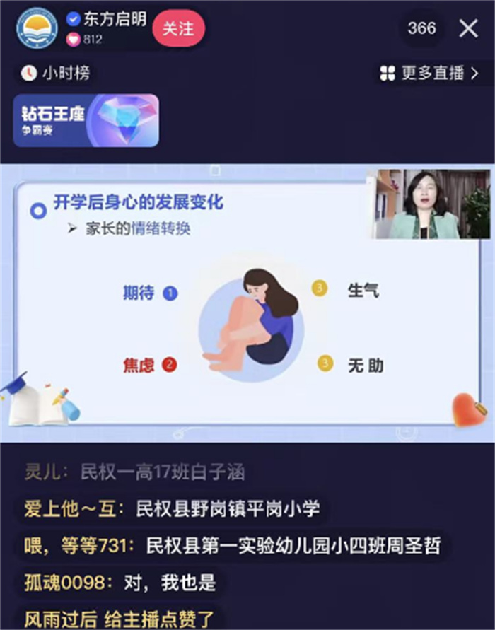 知心懂心促成長，家校攜手心賦能——民權(quán)縣組織觀看民權(quán)博士團成員、蘇迪博士“新學(xué)期學(xué)生心理健康調(diào)適的策略”線上講座 