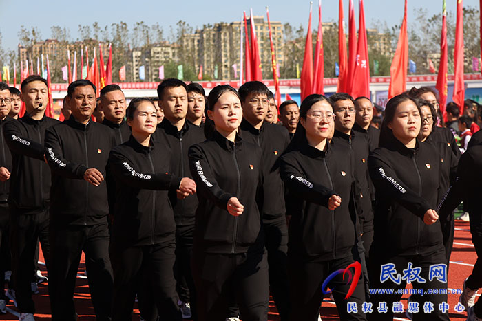 民權(quán)縣第七屆全民運動會盛大開幕