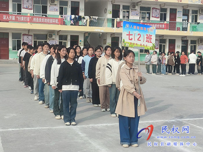 民權(quán)縣人和鎮(zhèn)高集學(xué)校開展“路隊(duì)展風(fēng)采、文明伴我行--最美路隊(duì)”評(píng)比活動(dòng)