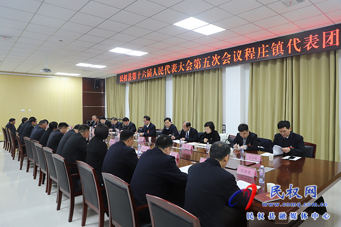 縣委副書記、縣長王景義參加程莊鎮(zhèn)代表團審議討論