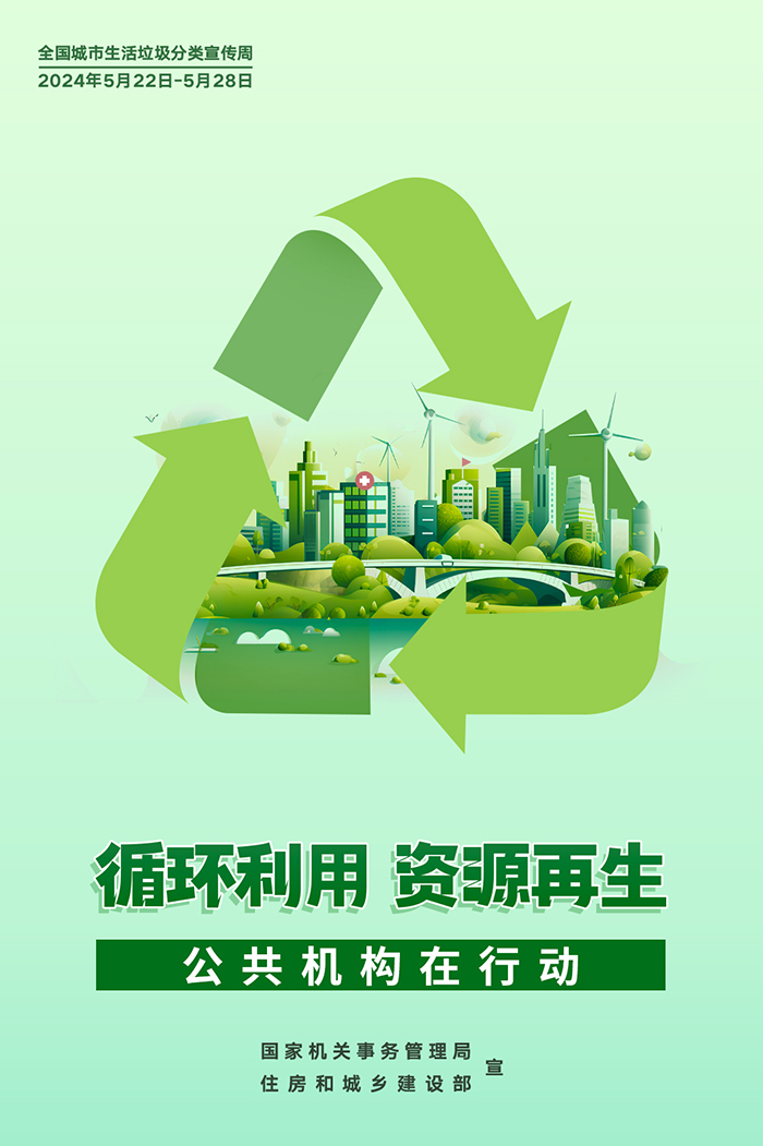 公共機(jī)構(gòu)生活垃圾分類主題宣傳海報(bào)來(lái)了，機(jī)關(guān)事務(wù)中心誠(chéng)邀您的轉(zhuǎn)發(fā)！
