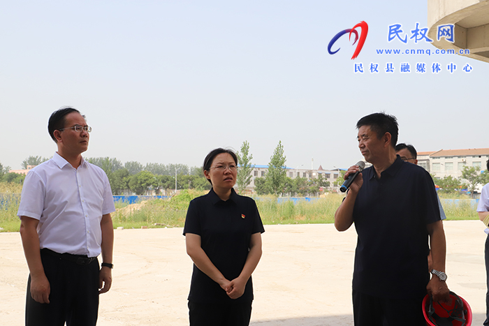 縣委書記王靜嫻調研市政項目建設工作