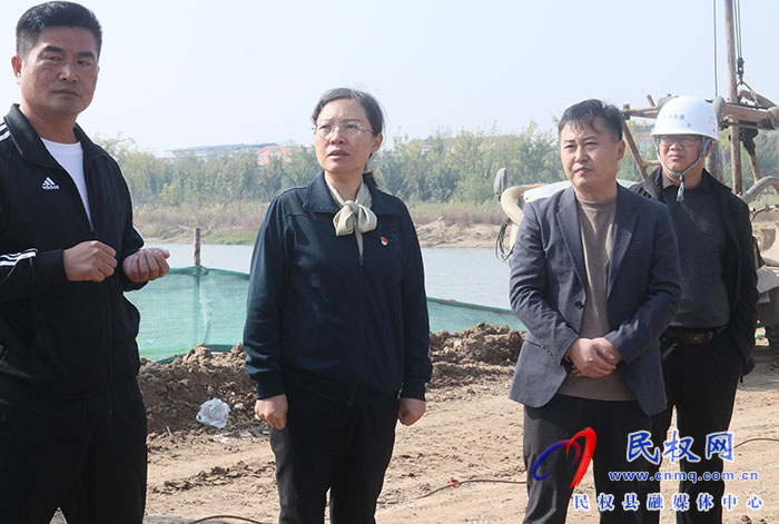 縣委書記王靜嫻調(diào)研市政項(xiàng)目建設(shè)工作