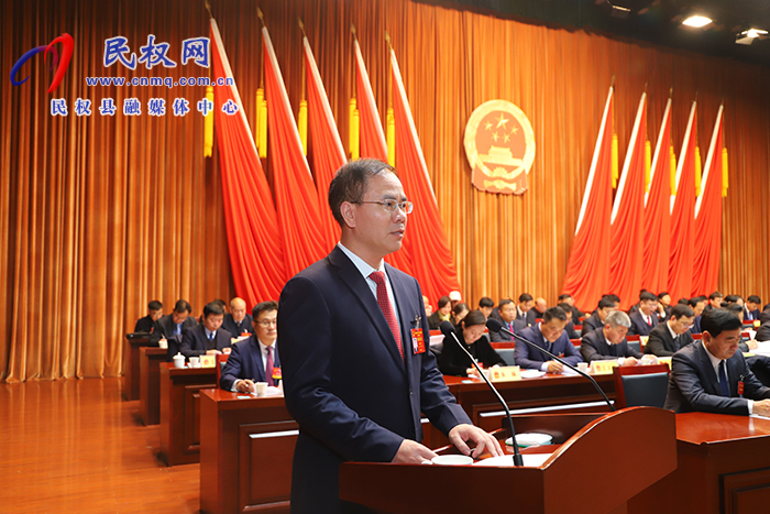 民權(quán)縣第十六屆人民代表大會第六次會議開幕
