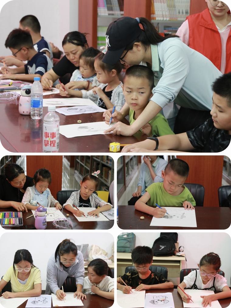 民權(quán)縣圖書館舉辦“書中色彩，畫里童心”公益繪畫培訓(xùn)