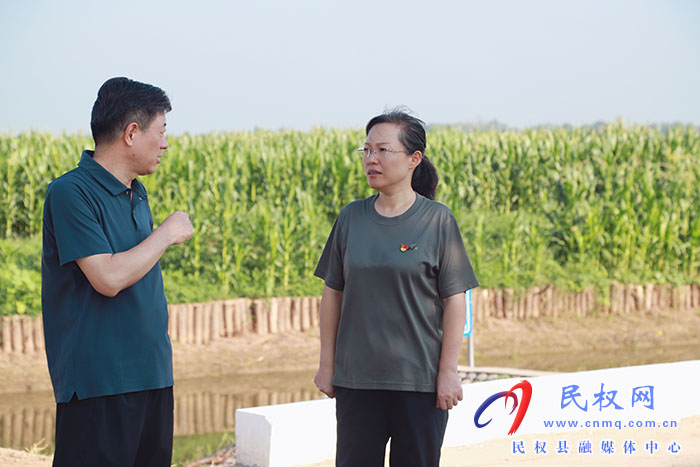 縣委書記王靜嫻調(diào)研秋田管理及單產(chǎn)提升工作