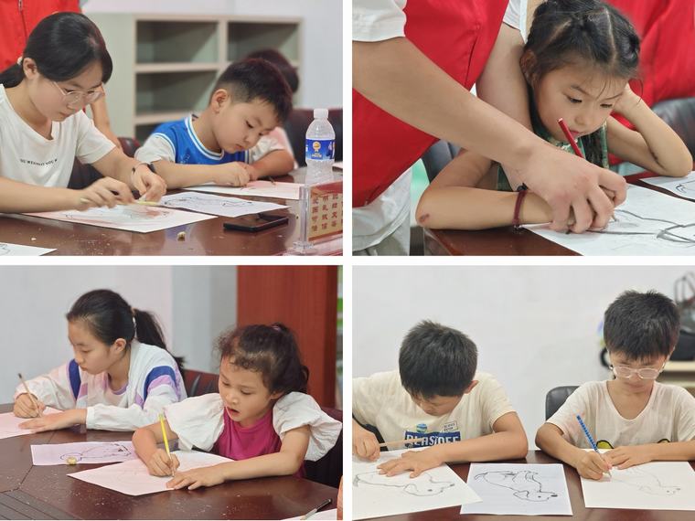民權(quán)縣圖書館舉辦 “‘素’凈紙與筆·‘妙’筆生童趣” 素描公益講座