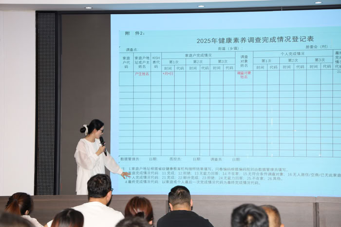 民權(quán)縣舉辦2025年度居民健康素養(yǎng)監(jiān)測工作培訓(xùn)班