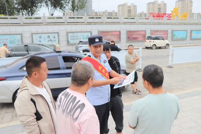 民權(quán)北站派出所開展2025網(wǎng)絡(luò)安全宣傳周主題活動(dòng)
